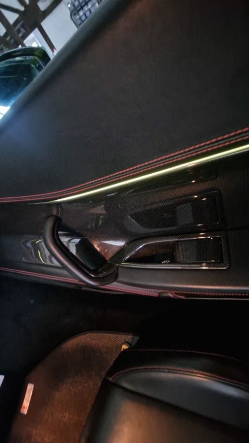 Cstar Ferrari 458 Italia / Spider - Carbon Türgriff Beifahrerseite Beschichtung