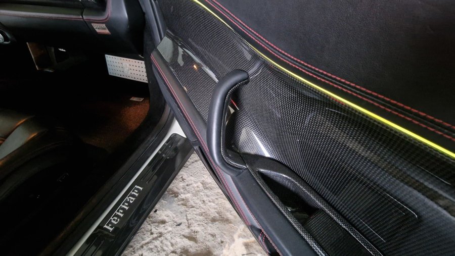 Cstar Ferrari 458 Italia / Spider - Carbon Türgriff Beifahrerseite Beschichtung
