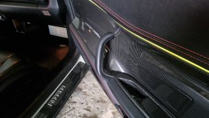 Cstar Ferrari 458 Italia / Spider - Carbon Türgriff Beifahrerseite Beschichtung