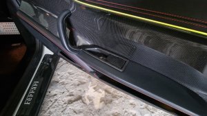 Cstar Ferrari 458 Italia / Spider - Carbon Türgriff Beifahrerseite Beschichtung