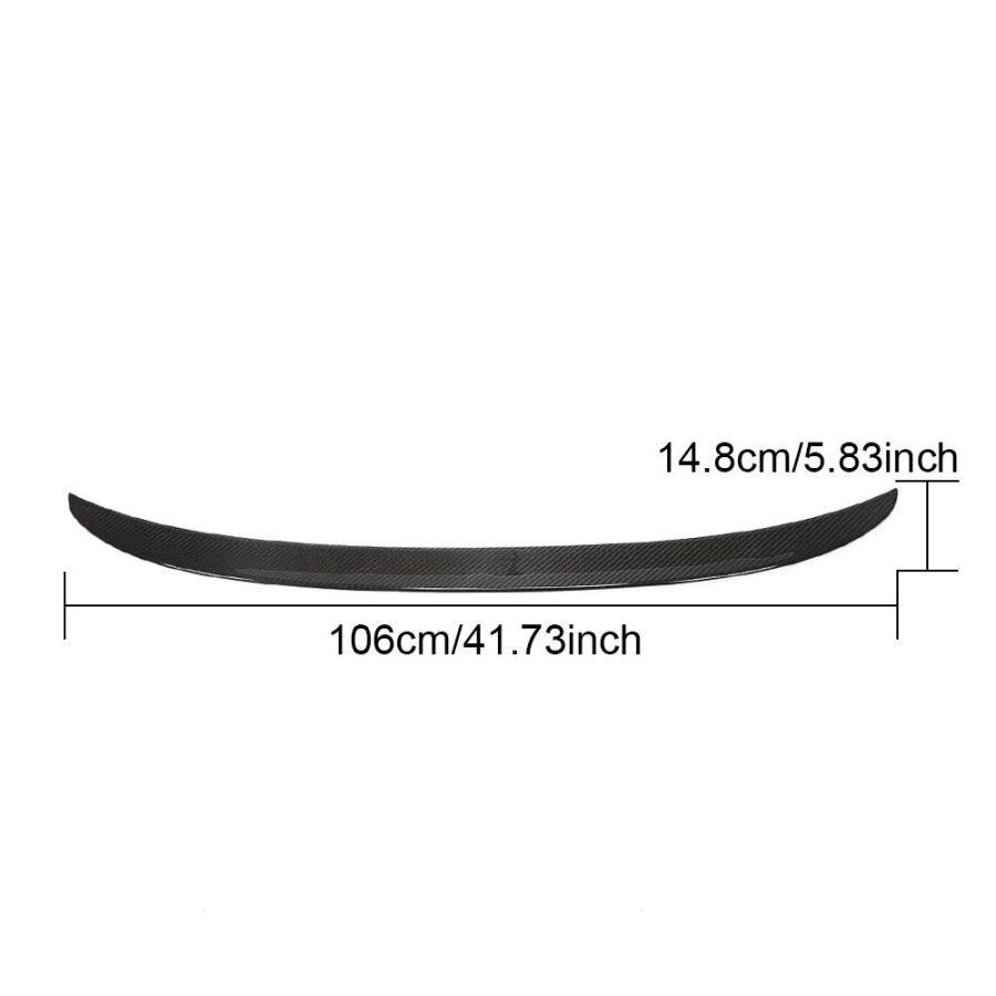 Cstar Voll Carbon Heckspoiler V passend für BMW G16 F93 M8 Gran Coupe