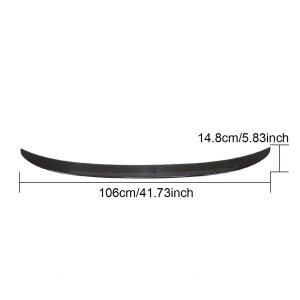 Cstar Voll Carbon Heckspoiler V passend für BMW G16 F93 M8 Gran Coupe