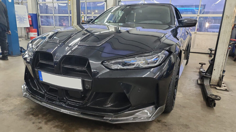 Cstar Voll Carbon Nieren Ersatz V1 mit ACC passend für BMW G80 G81 M3 G82 G83 M4 auch CSL Nein, Ohne.