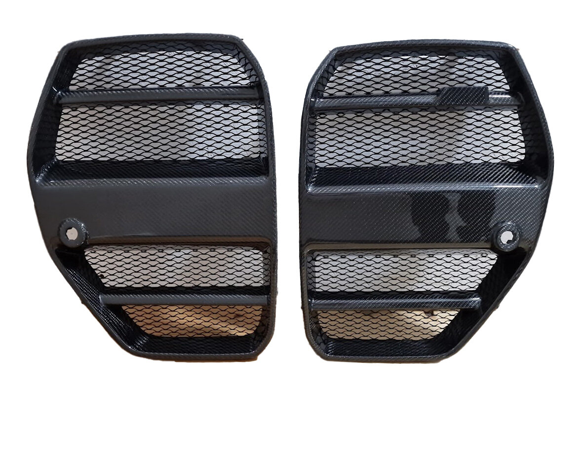 Cstar Voll Carbon Nieren Ersatz ST ohne ACC passend für BMW G80 G81 M3 G82 G83 M4 +CSL Nein, ohne Gitter.