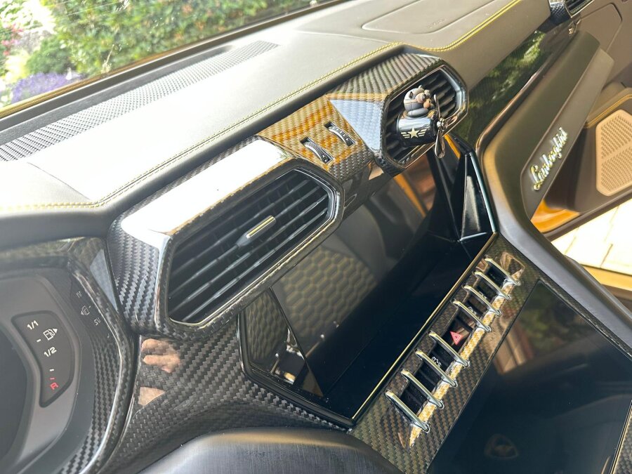 Cstar Carbon Interieurleisten Innenraumleisten Leisten Cover 14tlg. Komplettpaket  für Lamborghini Urus 2018-2022