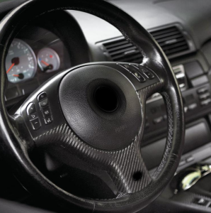 Cstar Carbon ABS Lenkradspange Lenkradblende passend  für BMW E46 M3 + CSL