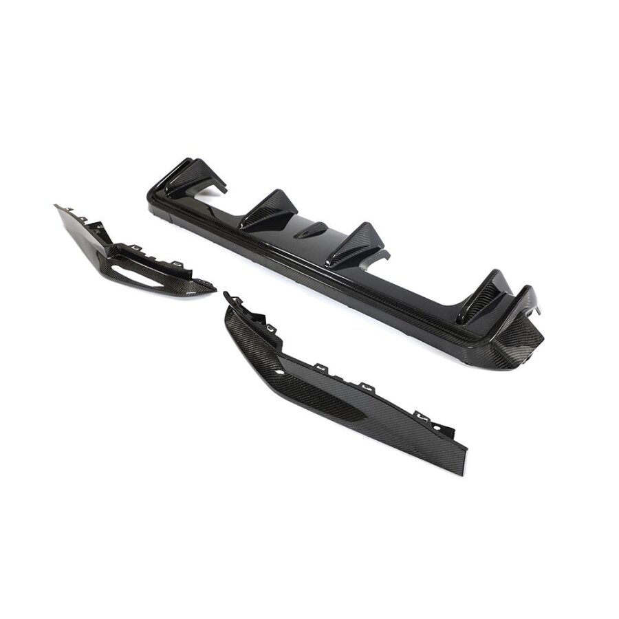 Cstar Voll Carbon 3D SET Heckdiffusor + Splitter + Rahmen passend für BMW G82 G83 M4