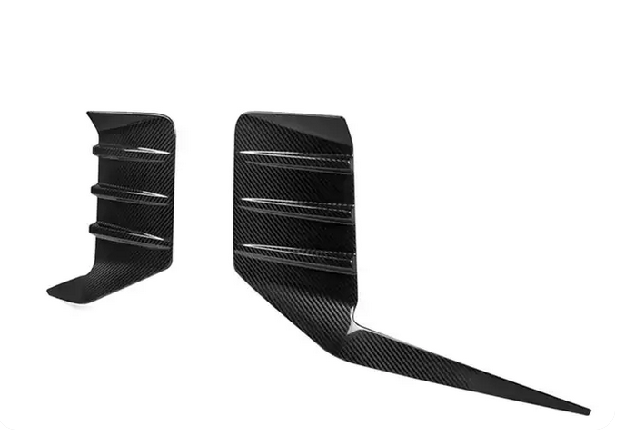 Cstar Voll Carbon Einsätze Stoßstange Hinten Luftauslass passend für BMW G87 M2