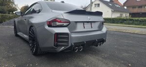 Cstar Voll Carbon Einsätze Stoßstange Hinten Luftauslass passend für BMW G87 M2