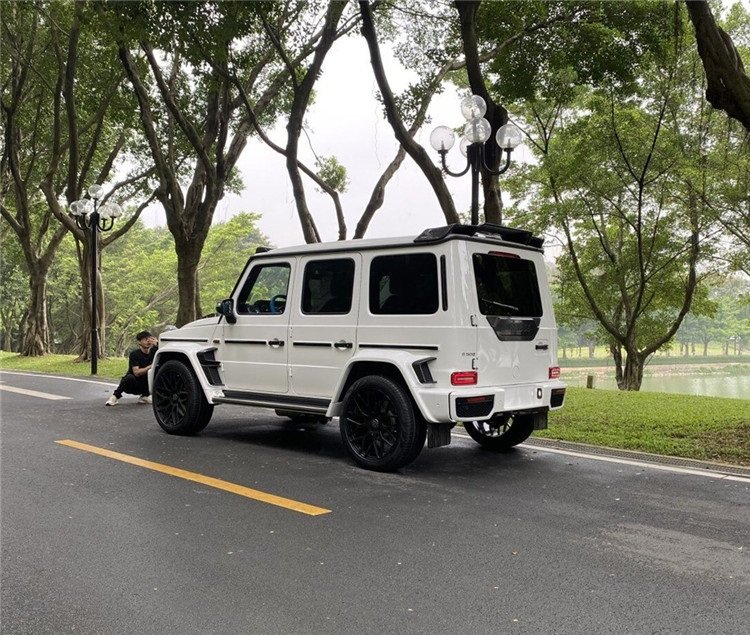 Cstar Voll Carbon Spoiler Heckspoiler B hinten für Mercedes Benz G Klasse W463 und W463A