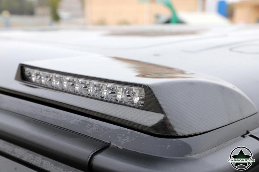 Cstar Carbon Gfk Spoiler Dachspoiler LED Top vorne für Mercedes Benz G Klasse W463A
