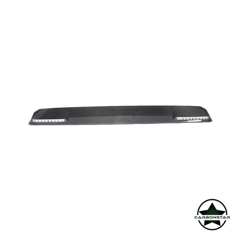 Cstar Carbon Gfk Spoiler Dachspoiler LED Top vorne für Mercedes Benz G Klasse W463A