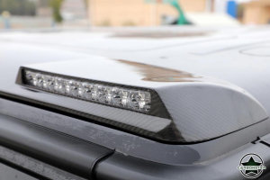 Cstar Carbon Gfk Spoiler Dachspoiler LED Top vorne für Mercedes Benz G Klasse W463A