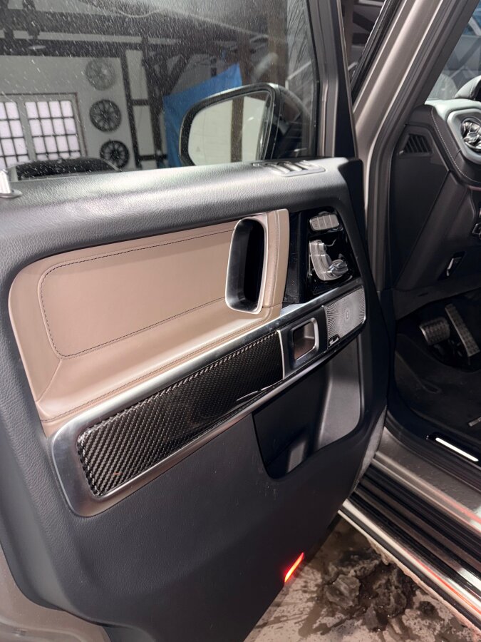 Cstar Carbon + ABS Austausch Innenraumleisten 10tlg. für Mercedes Benz ALLE W463A (W464) G63 AMG G Klasse