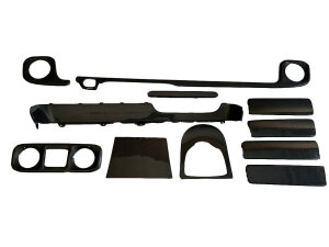 Cstar Carbon + ABS Austausch Innenraumleisten 10tlg. für Mercedes Benz ALLE W463A (W464) G63 AMG G Klasse