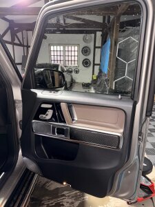 Cstar Carbon + ABS Austausch Innenraumleisten 10tlg. für Mercedes Benz ALLE W463A (W464) G63 AMG G Klasse