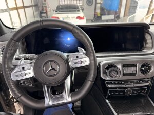 Cstar Carbon + ABS Austausch Innenraumleisten 10tlg. für Mercedes Benz ALLE W463A (W464) G63 AMG G Klasse
