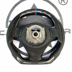 Cstar Carbon Sportlenkrad passend für BMW E90 E92 E93 M3 inkl. DKG SMG Schaltwippen im Austausch