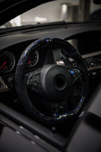 Cstar Forged Carbon Blau Interieurleisten Dekorleisten für BMW E60 M5 E61
