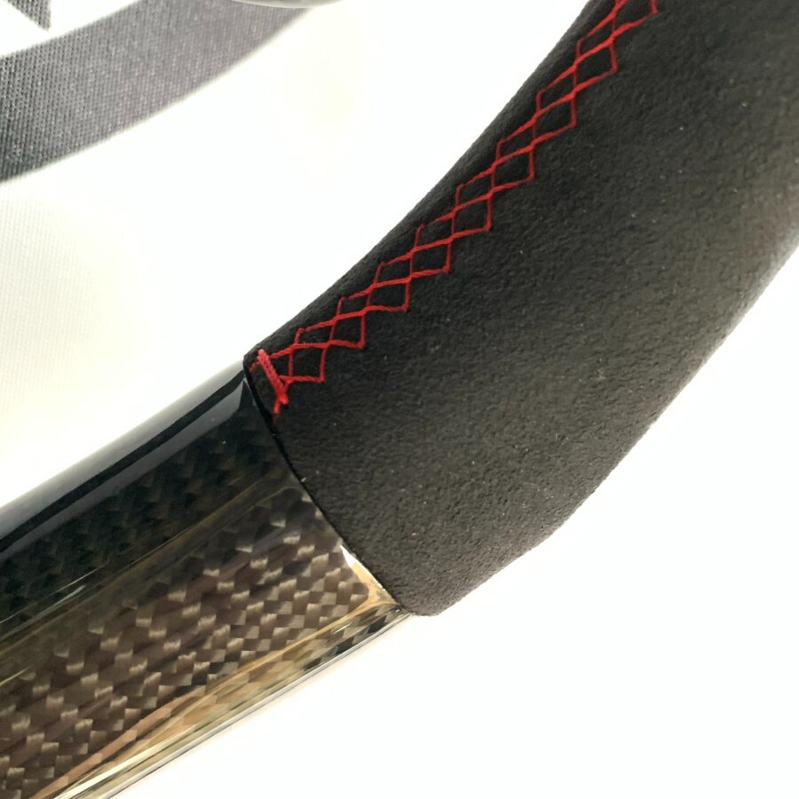 Cstar Carbon Sportlenkrad Display Alcantara passend für BMW E60 E61 E62 E63 M5 M6 LCI mit Schaltwippen
