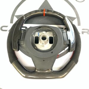 Cstar Carbon Sportlenkrad Display Alcantara passend für BMW E60 E61 E62 E63 M5 M6 LCI mit Schaltwippen