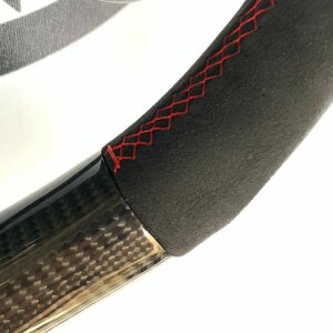 Cstar Carbon Sportlenkrad Display Alcantara passend für BMW E60 E61 E62 E63 M5 M6 LCI mit Schaltwippen