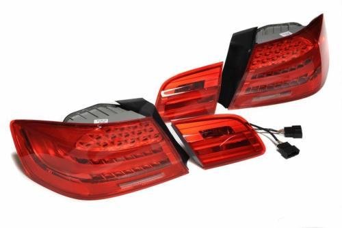 Depo Umbau LED Rückleuchten LCI Red Rot Klar passend für BMW E92 +M3