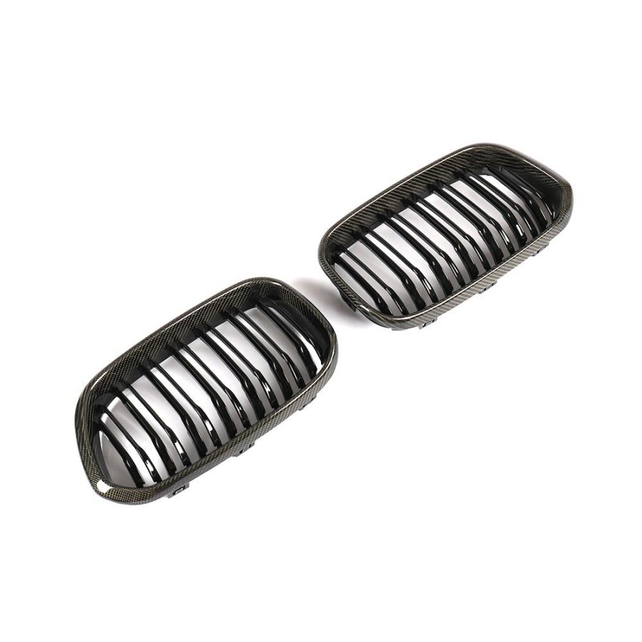 Cstar Carbon ABS Nieren Grill Hochglanz Schwarz...