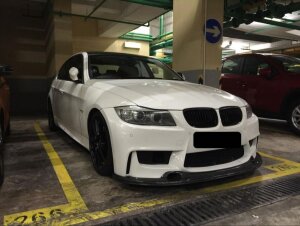 Cstar Frontlippe Carbon Gfk GTS passend für BMW E90 E91 LCI 1M Umbau