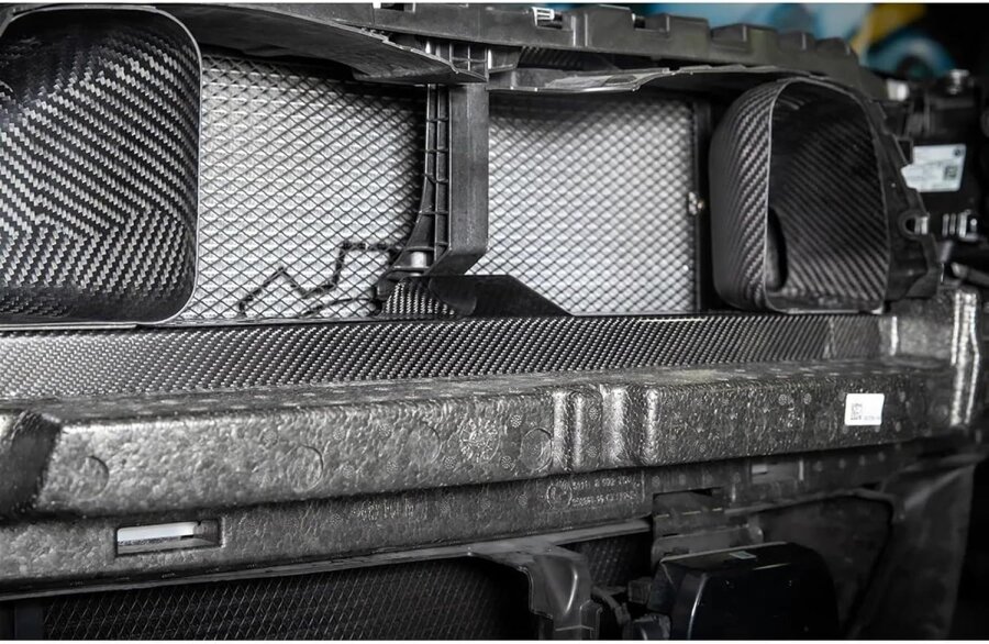 Cstar Voll Carbon Schaumstoff Abdeckung Nieren passend...