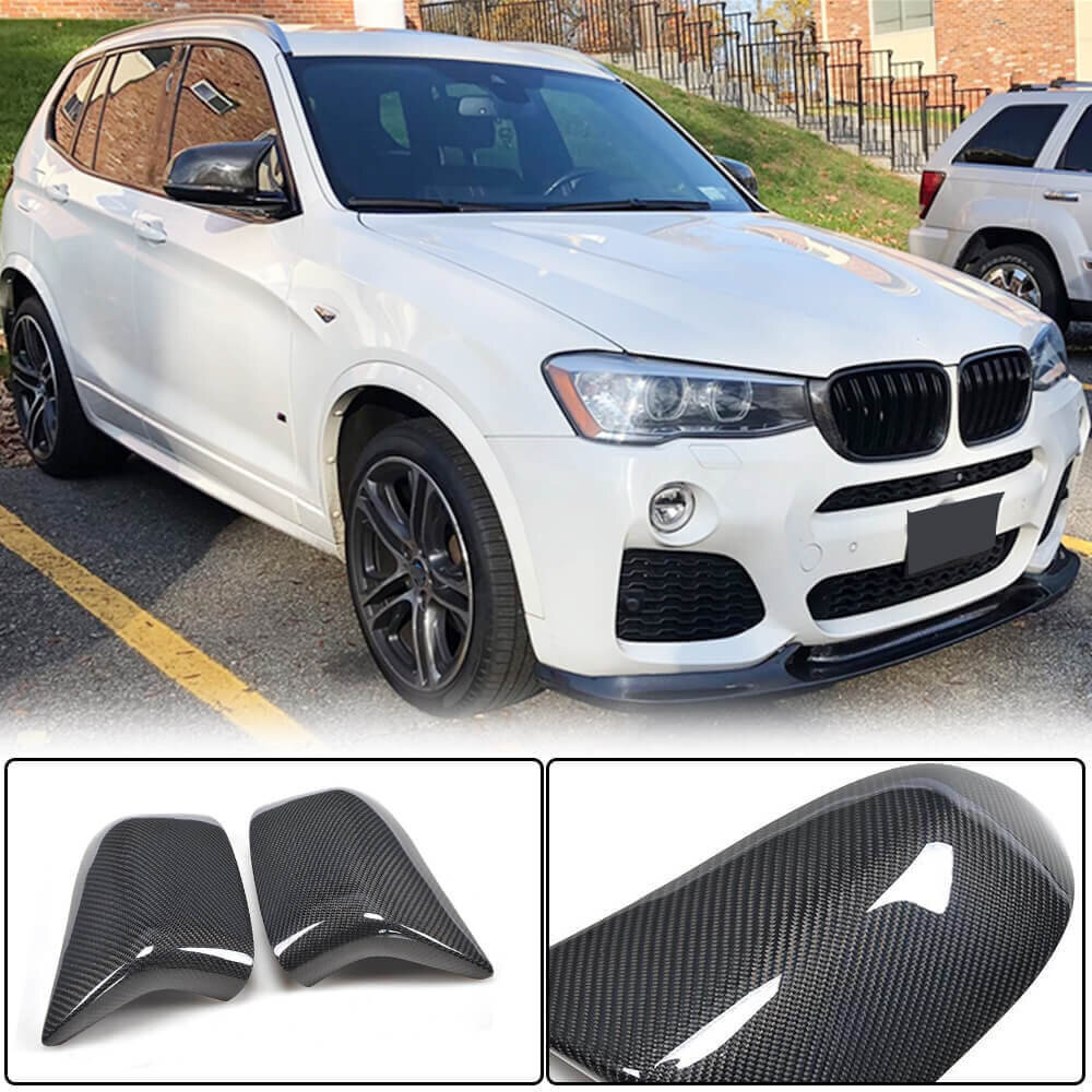 Cstar Carbon ABS Spiegelkappen passend für BMW X3 F25 X4 F26 X5 F15 X6 F16
