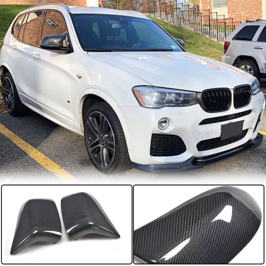 Cstar Carbon ABS Spiegelkappen passend für BMW X3...
