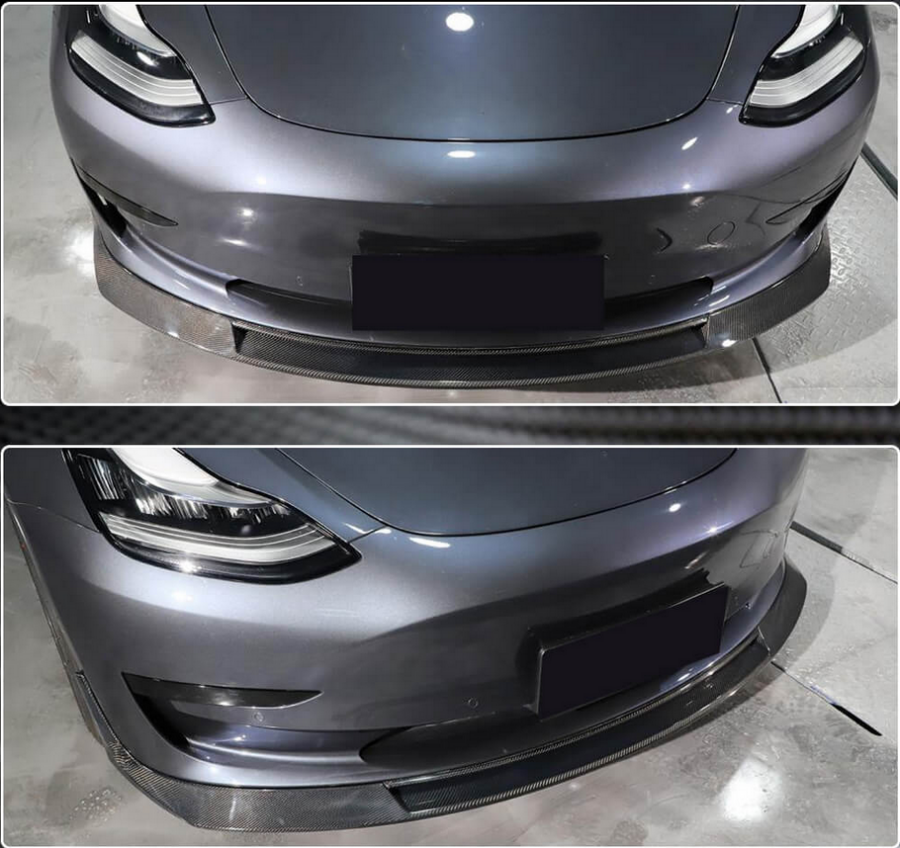 Cstar Carbon Gfk Frontlippe für Tesla Model 3