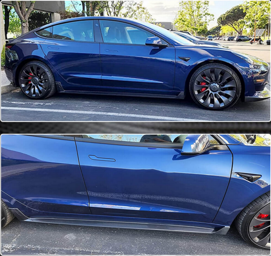 Cstar Carbon Gfk Seitenschweller für Tesla Model 3