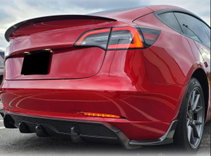 Cstar Carbon Gfk Splitter Stoßstange hinten für Tesla Model 3