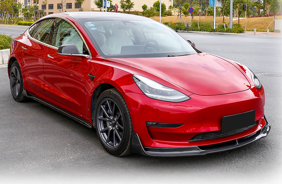Cstar Carbon Gfk Frontlippe V für Tesla Model 3