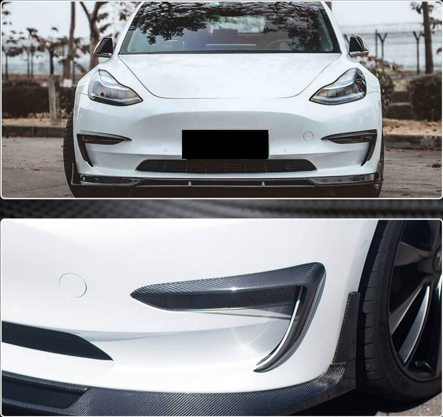 Cstar Dry Carbon Canards für Tesla Model 3