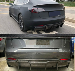Cstar Carbon Gfk Heckdiffusor Diffusor V für Tesla Model 3