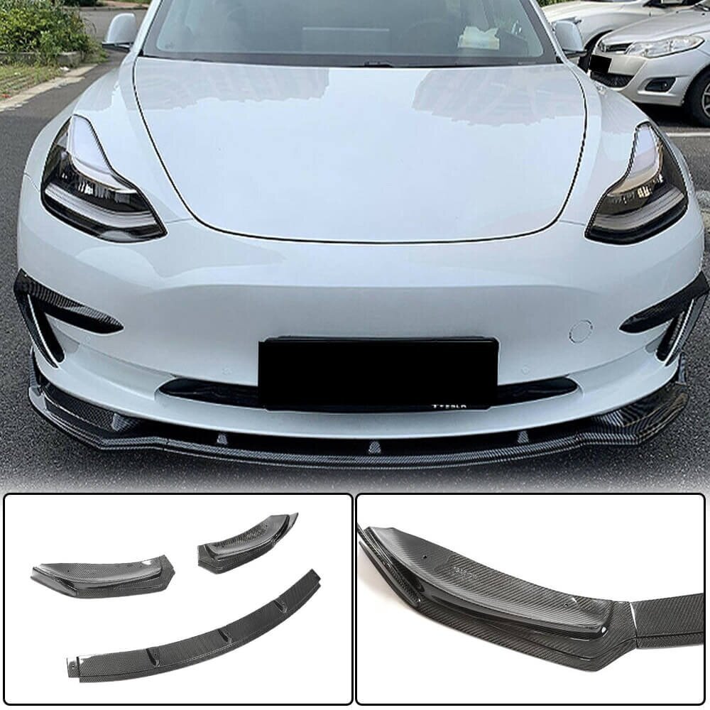 Cstar Carbon Gfk Frontlippe CS für Tesla Model 3