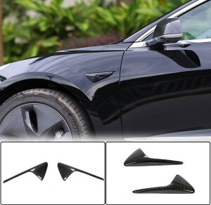 Cstar Dry Carbon Kotflügel Kamera Cover für Tesla Model 3