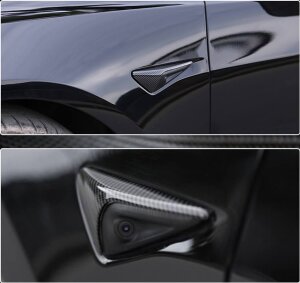 Cstar Dry Carbon Kotflügel Kamera Cover für Tesla Model 3