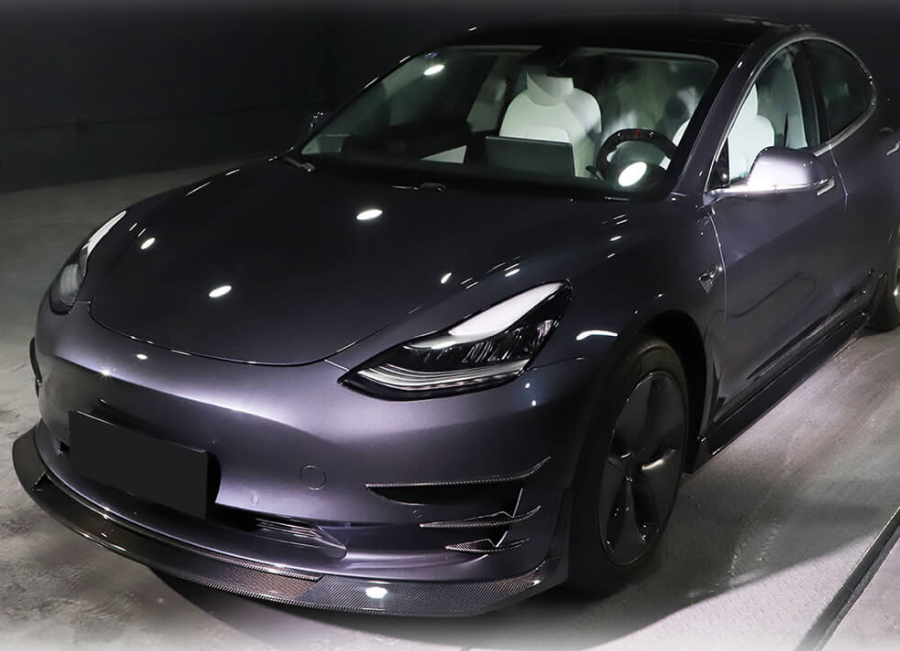 Cstar Dry Carbon Canards V2 für Tesla Model 3