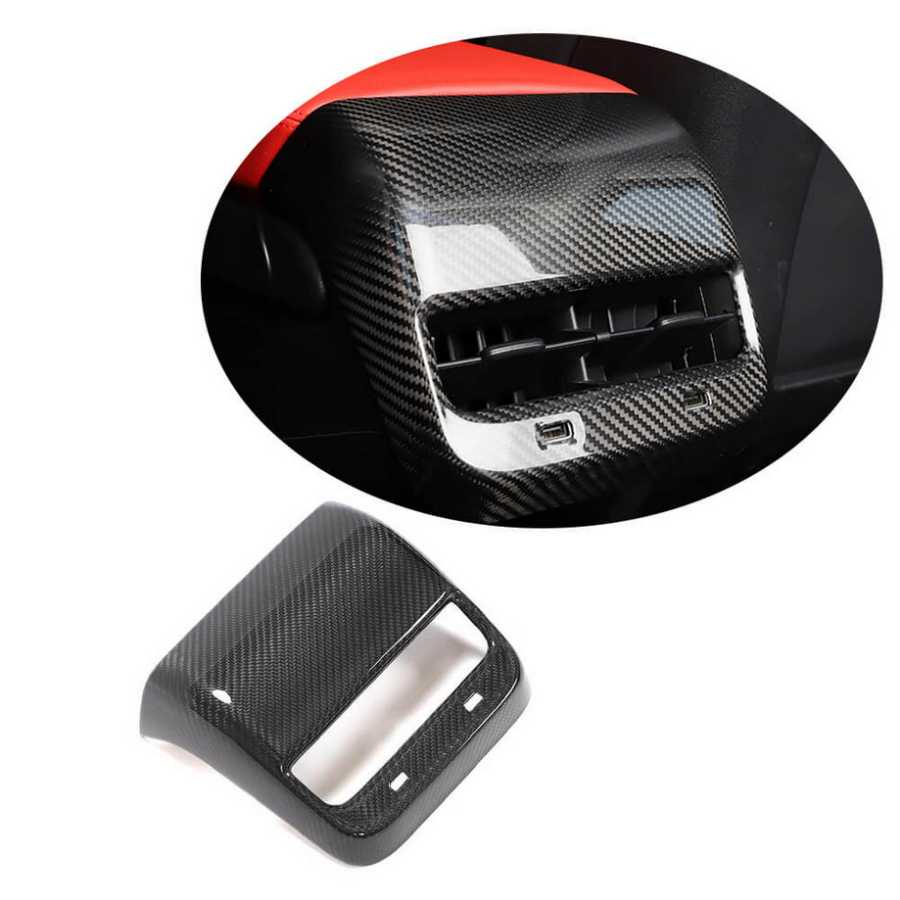 Cstar Carbon Abdeckung Rücksitzbank 2xUSB  für...