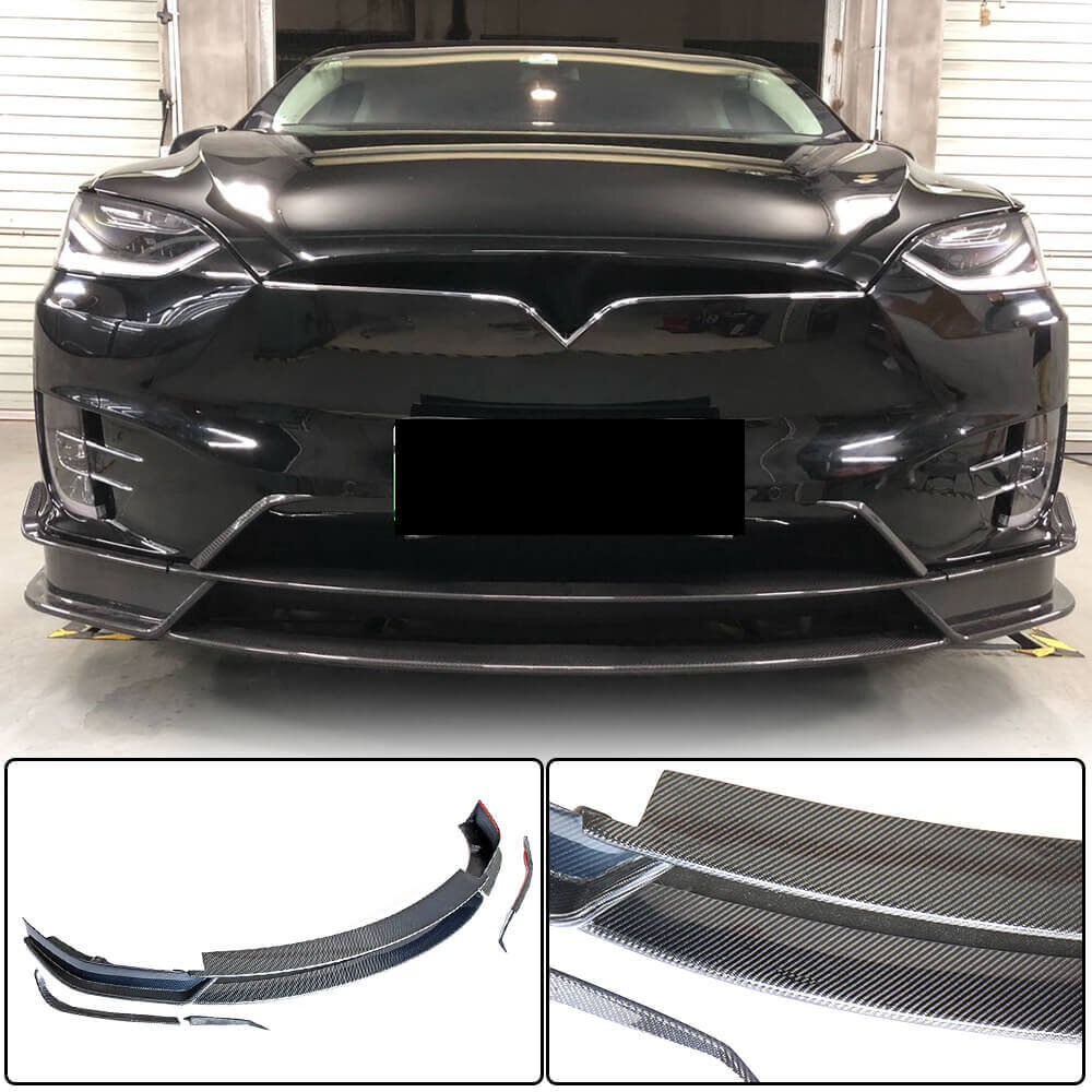 Cstar Carbon Gfk Frontlippe Revozport für Tesla Model X