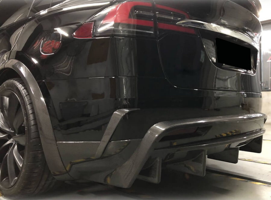 Cstar Carbon Gfk Heckdiffusor Revozport für Tesla Model X