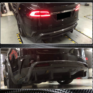 Cstar Carbon Gfk Heckdiffusor Revozport für Tesla Model X