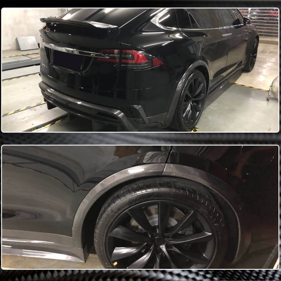 Cstar Carbon Kotflügel Radläufe Revozport für Tesla Model X