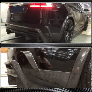 Cstar Carbon Gfk Fins Canards hinten Revozport für Tesla Model X