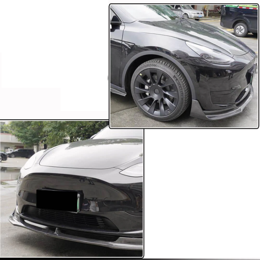 Cstar Carbon Gfk Frontlippe J für Tesla Model Y