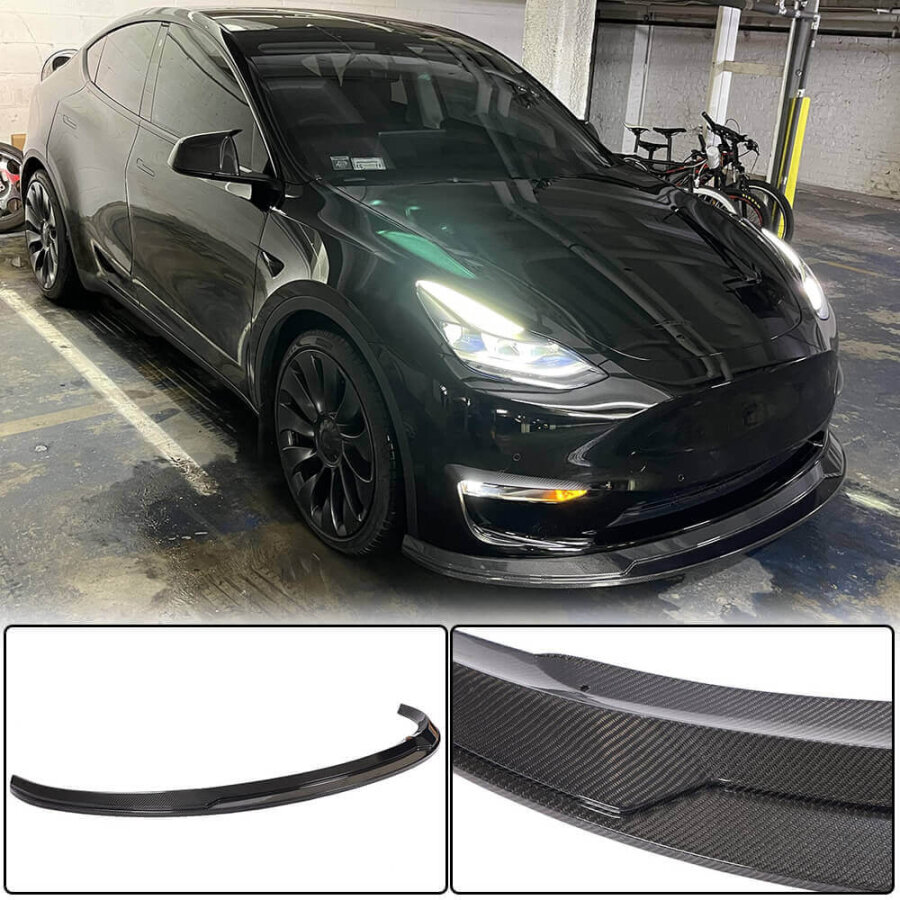 Cstar Carbon Gfk Frontlippe V2  für Tesla Model Y